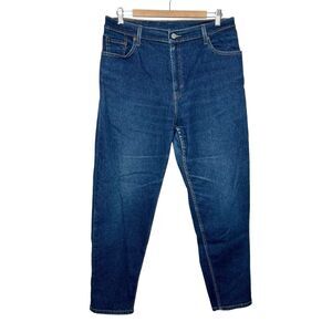 Levis 90s Vintage 550 Relaxed Fit Tapered Leg Jeans Womens 16 Medium Wash